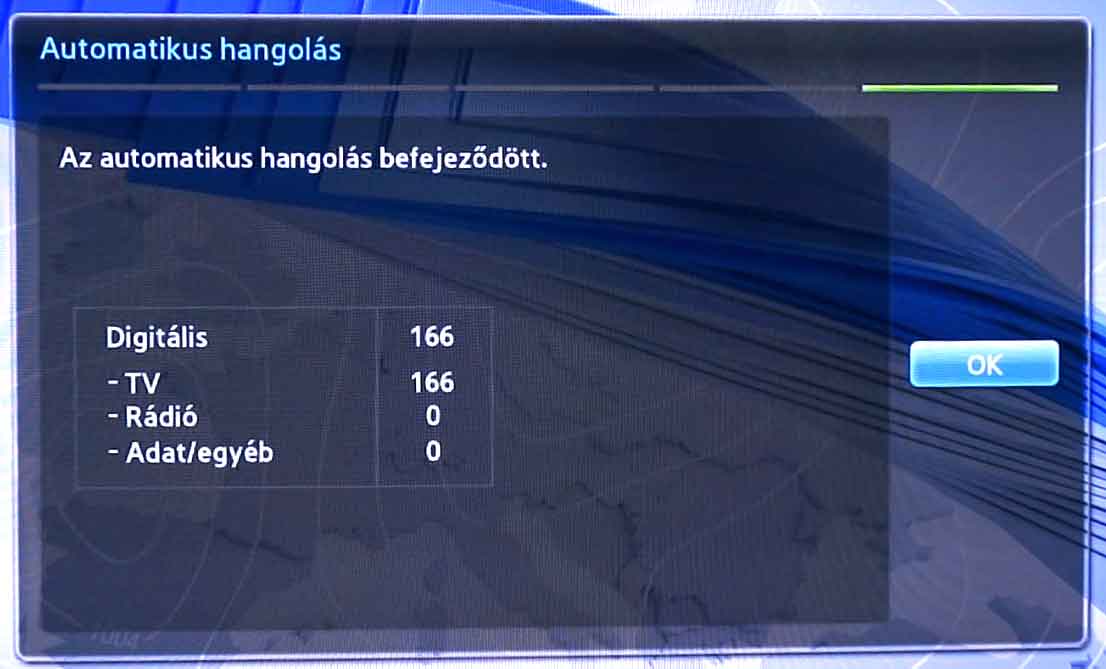 Samsung TV beállítás - I.