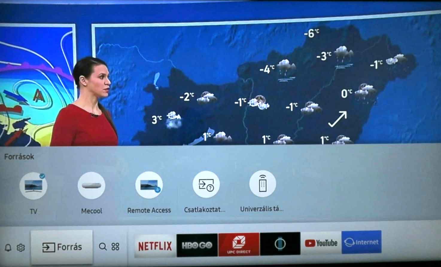 Samsung TV beállítása